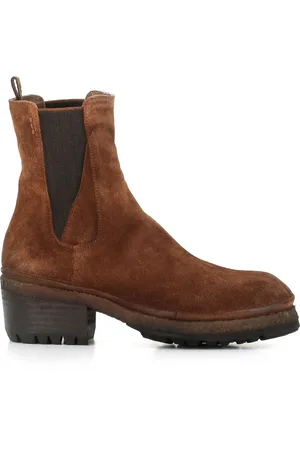 Alexander Hotto Buty, Kobieta, brązowy, 40 EU, Zamsz, Brązowe Chelsea Płaskie Buty Zamszowe