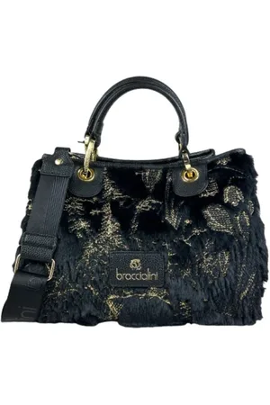 Braccialini Torebki, Kobieta, Czarny, ONE SIZE, Futrzana Torba Beth