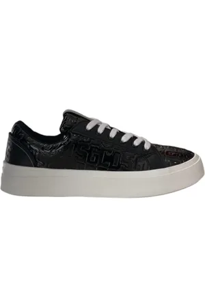 GCDS Buty, Mężczyzna, Czarny, 40 EU, Czarny Monogram Sneaker z Logo