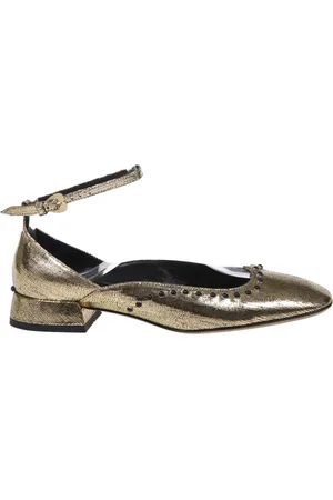 A.BOCCA Buty, Kobieta, Żółty, 37 EU, Złote Buty do Stylowych Outfitów