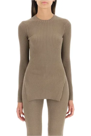 Nanushka Bluzki, Kobieta, brązowy, S, Len, Blouse