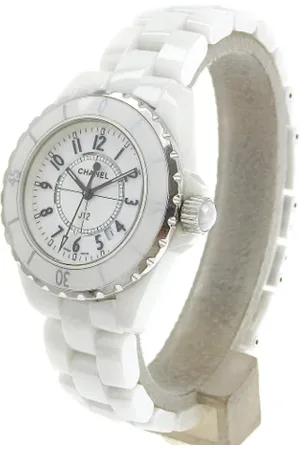 CHANEL Pre-owned, Kobieta, Biały, ONE SIZE, Pre-owned Plastic watches
