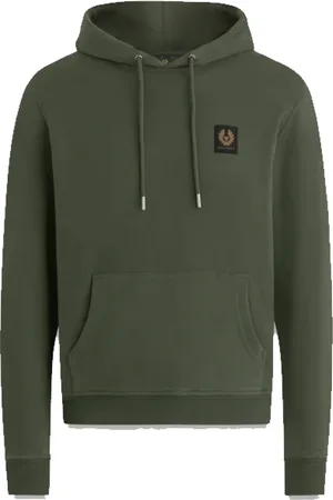 Belstaff Bluzy, Mężczyzna, Zielony, S, Bawełna, Phoenix Patch Zielony Hoodie