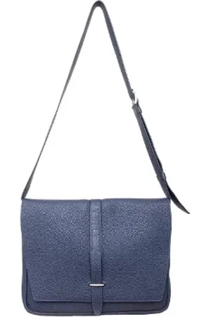 Hermès Pre-owned, Mężczyzna, Niebieski, ONE SIZE, Pre-owned Leather crossbody-bags