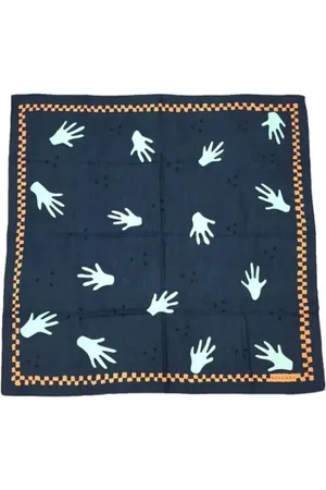 Bvlgari Pre-owned, Kobieta, Niebieski, ONE SIZE, Pre-owned Silk scarves