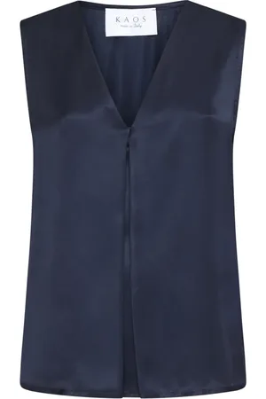 Kaos Koszulki, Kobieta, Niebieski, M, Niebieski Top Kolekcja
