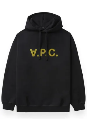 A.P.C. Bluzy, Mężczyzna, Czarny, M, Bawełna, Oversized Hoodie Grand Style