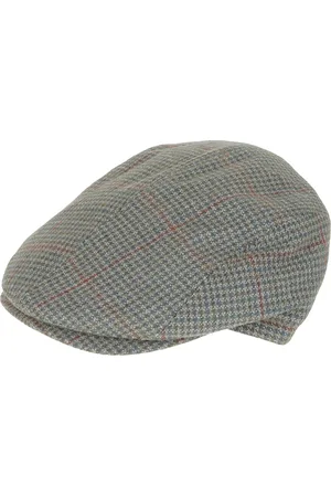 Borsalino Akcesoria, Mężczyzna, Wielobarwność, M, Wełniana czapka z daszkiem i logo