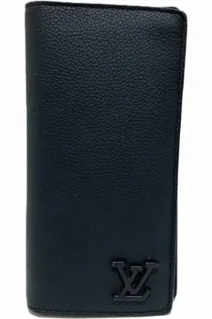 LOUIS VUITTON Pre-owned, Mężczyzna, Czarny, ONE SIZE, Skóra, Pre-owned skórzane portfele