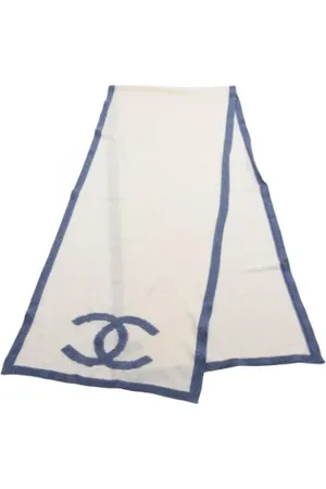 CHANEL Pre-owned, Kobieta, Beżowy, ONE SIZE, Pre-owned Cashmere scarves