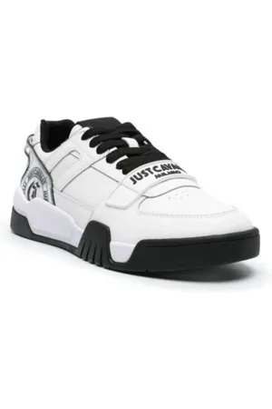 Roberto Cavalli Buty, Mężczyzna, Biały, 42 EU, Sneakers