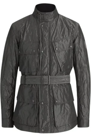 Belstaff Kurtki, Mężczyzna, Czarny, L, Kurtka Trailmaster Concept w limitowanej edycji