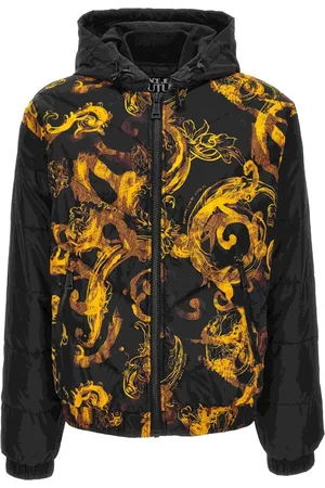 VERSACE Kurtki, Mężczyzna, Czarny, L, Płaszcze