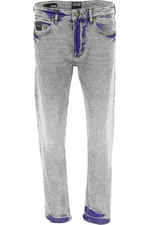 VERSACE Jeansy, Mężczyzna, Szary, W33, Spodnie