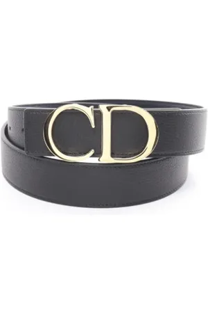 Dior Pre-owned, Mężczyzna, Czarny, ONE SIZE, Pre-owned Leather belts