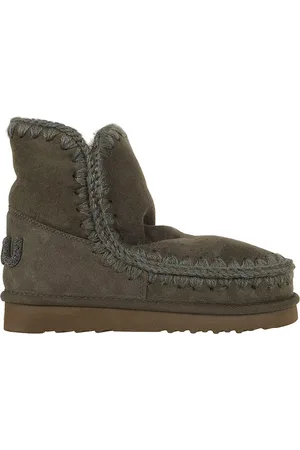 Mou Buty, Kobieta, Zielony, 37 EU, Glitter Logo Eskimo Styl