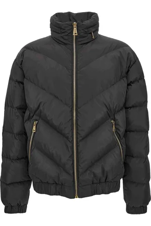VERSACE Kurtki, Mężczyzna, Czarny, 3XL, Płaszcze