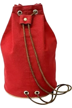 Hermès Pre-owned, Kobieta, Czerwony, ONE SIZE, Pre-owned Canvas shoulder-bags