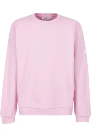 GCDS Bluzy, Kobieta, Różowy, S, Essentials Crewneck Sweatshirt Damski