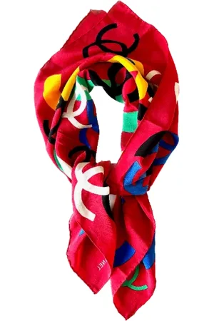 CHANEL Pre-owned, Kobieta, Wielobarwność, ONE SIZE, Pre-owned Silk scarves