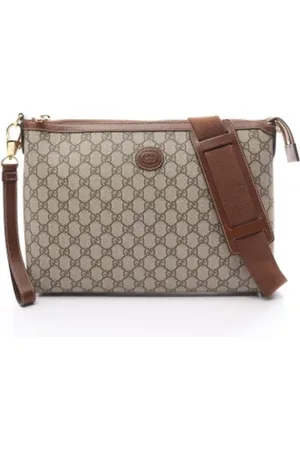 Gucci Pre-owned, Mężczyzna, Beżowy, ONE SIZE, Pre-owned Leather gucci-bags