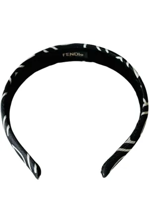 Fendi Pre-owned, Kobieta, Czarny, ONE SIZE, Pre-owned Fabric hair-accessories