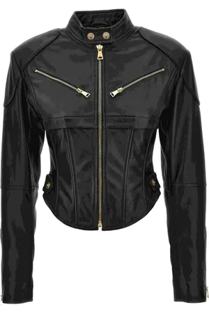 VERSACE Kurtki, Kobieta, Czarny, XS, Płaszcze