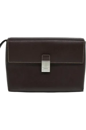Burberry Pre-owned, Kobieta, brązowy, ONE SIZE, Skóra, Pre-owned Leather clutches