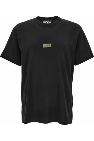 VERSACE Koszulki, Mężczyzna, Czarny, S, T-shirty i Polosy