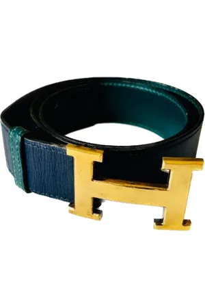 Hermès Pre-owned, Kobieta, Zielony, ONE SIZE, Len, Pre-owned Leather belts