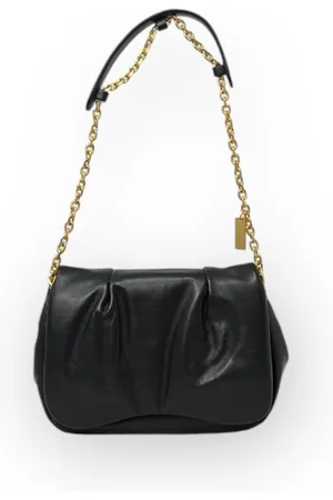 Gianni chiarini Torebki, Kobieta, Czarny, ONE SIZE, Len, Torba na ramię Glenda