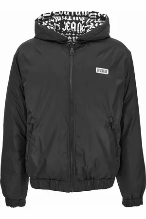 VERSACE Kurtki, Mężczyzna, Czarny, 2XL, Płaszcze