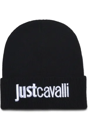 Roberto Cavalli Akcesoria, Kobieta, Czarny, ONE SIZE, Czapki