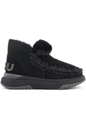 Mou Buty, Kobieta, Czarny, 40 EU, Skóra, Buty Zimowe