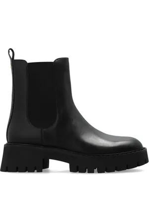 Michael Kors Buty, Kobieta, Czarny, 39 EU, Skóra, Skórzane botki `Asher`