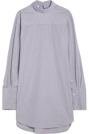 DRIES VAN NOTEN Bluzki, Kobieta, Niebieski, M, Bawełna, Koszula z długim rękawem