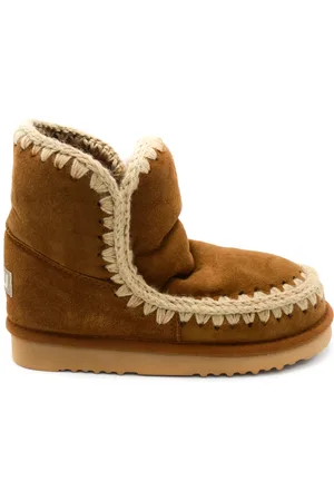 Mou Buty, Kobieta, brązowy, 37 EU, Brązowe Skórzane Buty