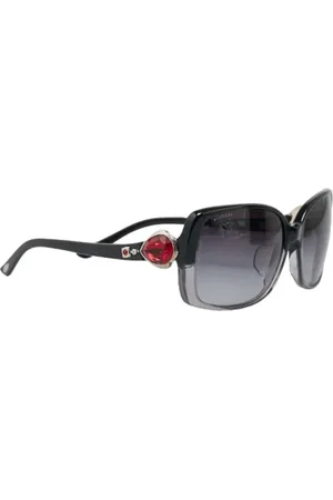 Bvlgari Pre-owned, Kobieta, Czarny, ONE SIZE, Pre-owned Plastic sunglasses