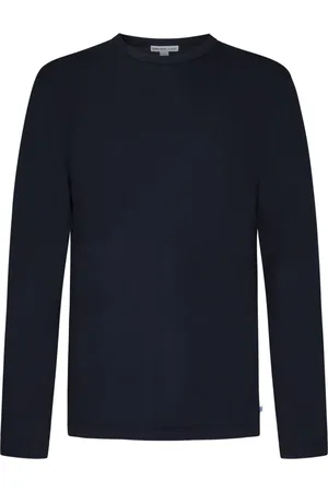 James Perse Koszulki, Mężczyzna, Niebieski, S, Niebieski T-shirt z długim rękawem dla mężczyzn