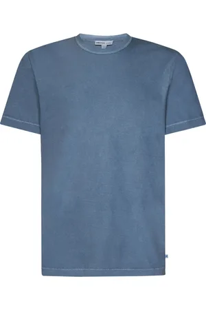 James Perse Koszulki, Mężczyzna, Niebieski, S, T-shirty i Pola w kolorze pudrowego niebieskiego