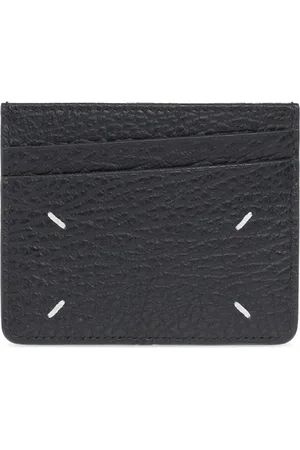Maison Margiela Akcesoria, Mężczyzna, Czarny, ONE SIZE, Skóra, Skórzane etui na karty