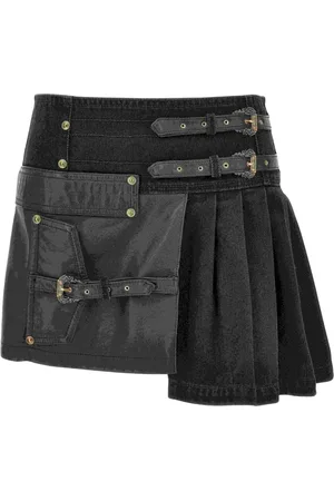 VERSACE Spódnice, Kobieta, Czarny, 3XS, Spódnice