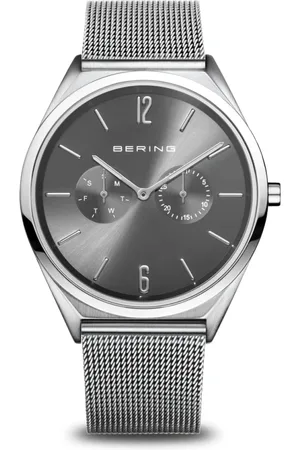 Bering Akcesoria, unisex, Szary, ONE SIZE, Unisex zegarek Ultra Slim bransoletka Milanese bransoletka 17140-009