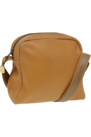 Loewe Pre-owned, Kobieta, brązowy, ONE SIZE, Skóra, Pre-owned skórzane torby na ramię