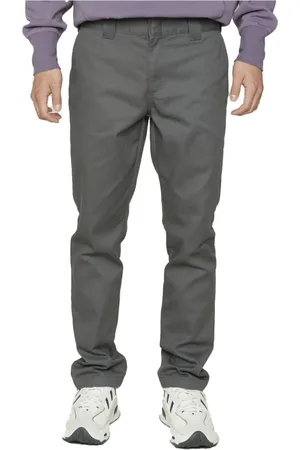 Dickies Spodnie, Mężczyzna, Szary, W30 L34, Bawełna, Spodnie Chino Slim Fit