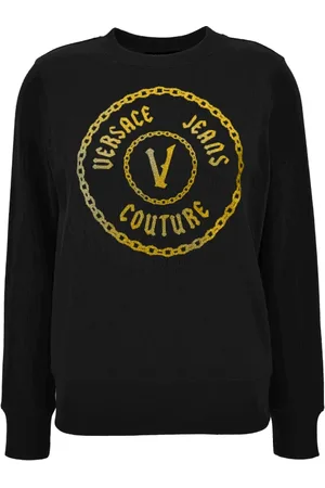 VERSACE Bluzy, Kobieta, Czarny, XL, Swetry