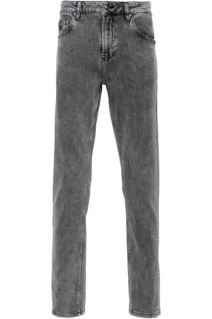 VERSACE Jeansy, Mężczyzna, Szary, W30, Spodnie