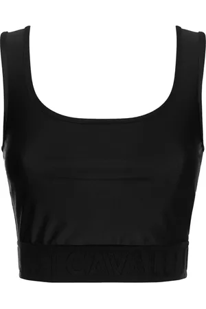 Roberto Cavalli Koszulki, Kobieta, Czarny, 2XS, Top