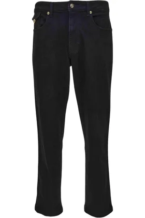 VERSACE Jeansy, Mężczyzna, Czarny, W35, Spodnie