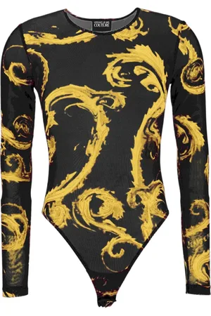 VERSACE Koszulki, Kobieta, Czarny, M, Top